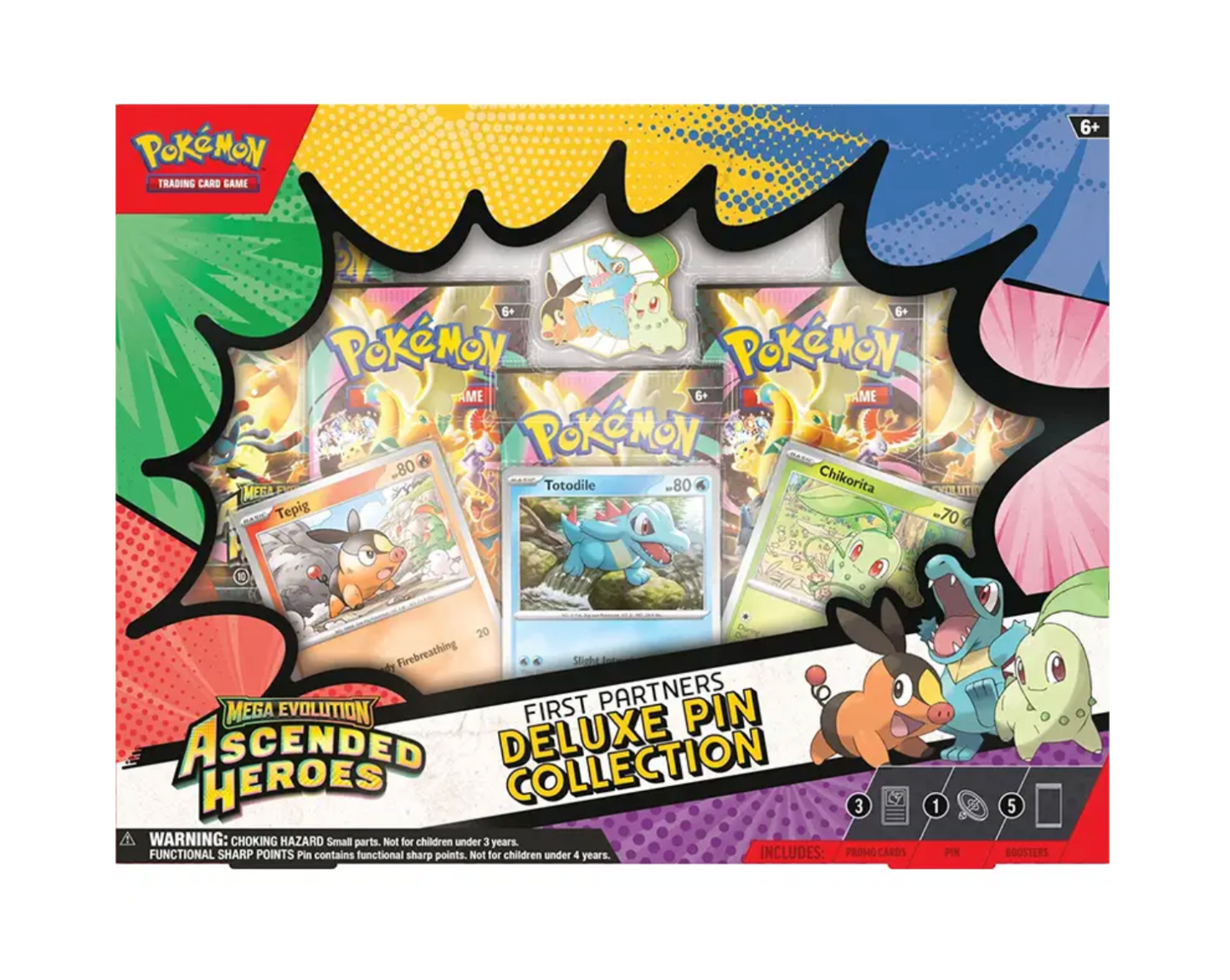 Pokemon TCG: Ascended Heroes ME2.5 - First Partner Deluxe Pin Collection