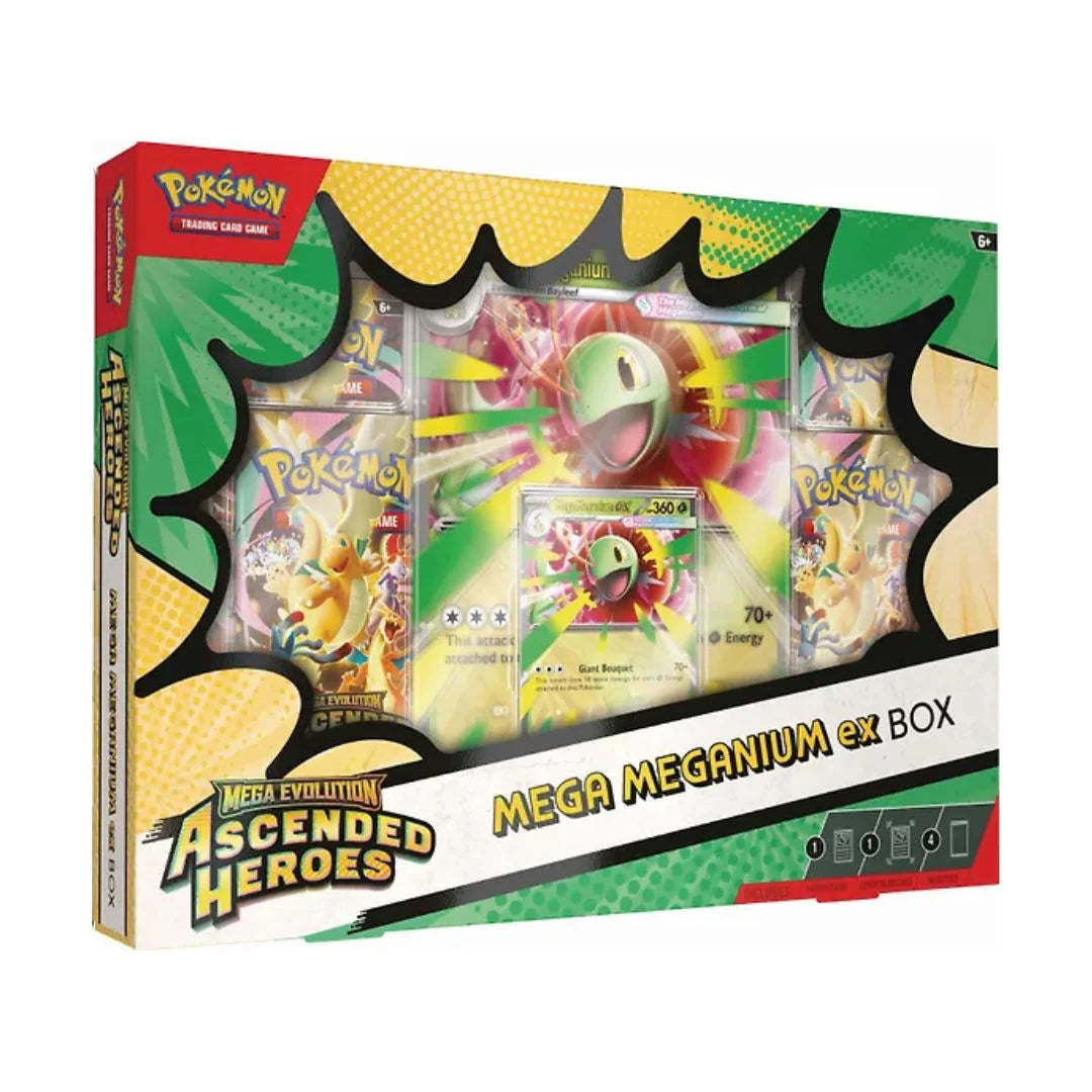 Pokemon TCG: Mega Evolution Ascended Heroes - Mega Meganium ex Box