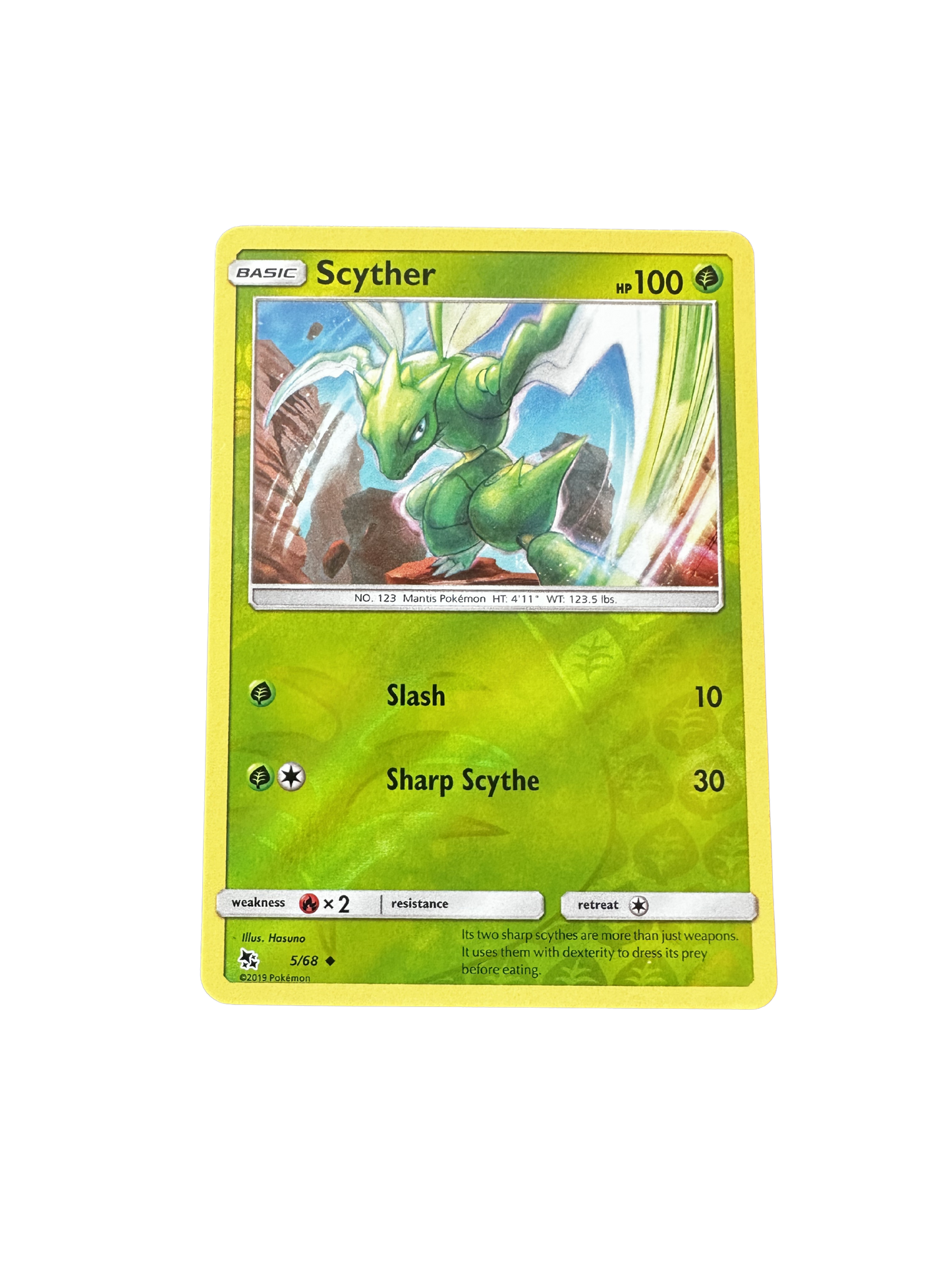 Scyther (5/68) – Hidden Fates – Pokémon Card
