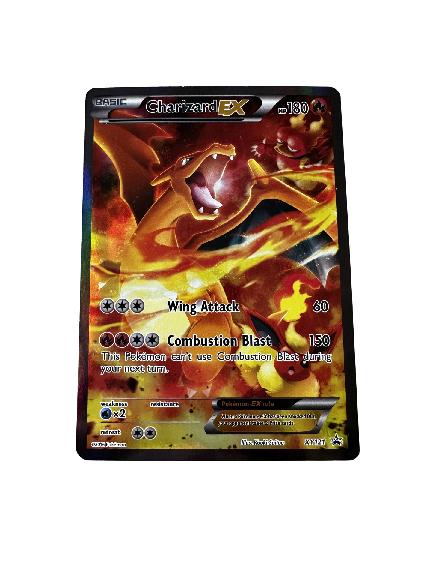 Charizard EX (XY121) – Black Star Promo – Pokémon Card