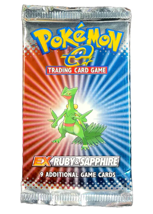 Pokemon - Ruby & Sapphire - EX Ruby & Sapphire - Booster Pack - (weighed 17.5G)