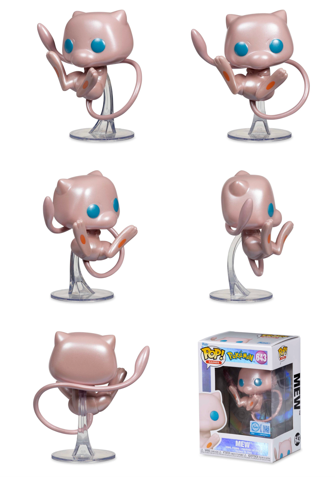 Mew Pearlescent Pop! Vinyl Figure by Funko