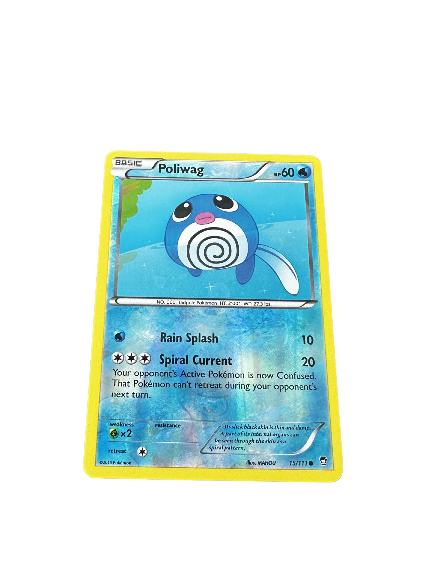 Poliwag (15/111) – Furious Fists – Pokémon Card (Reverse holo)
