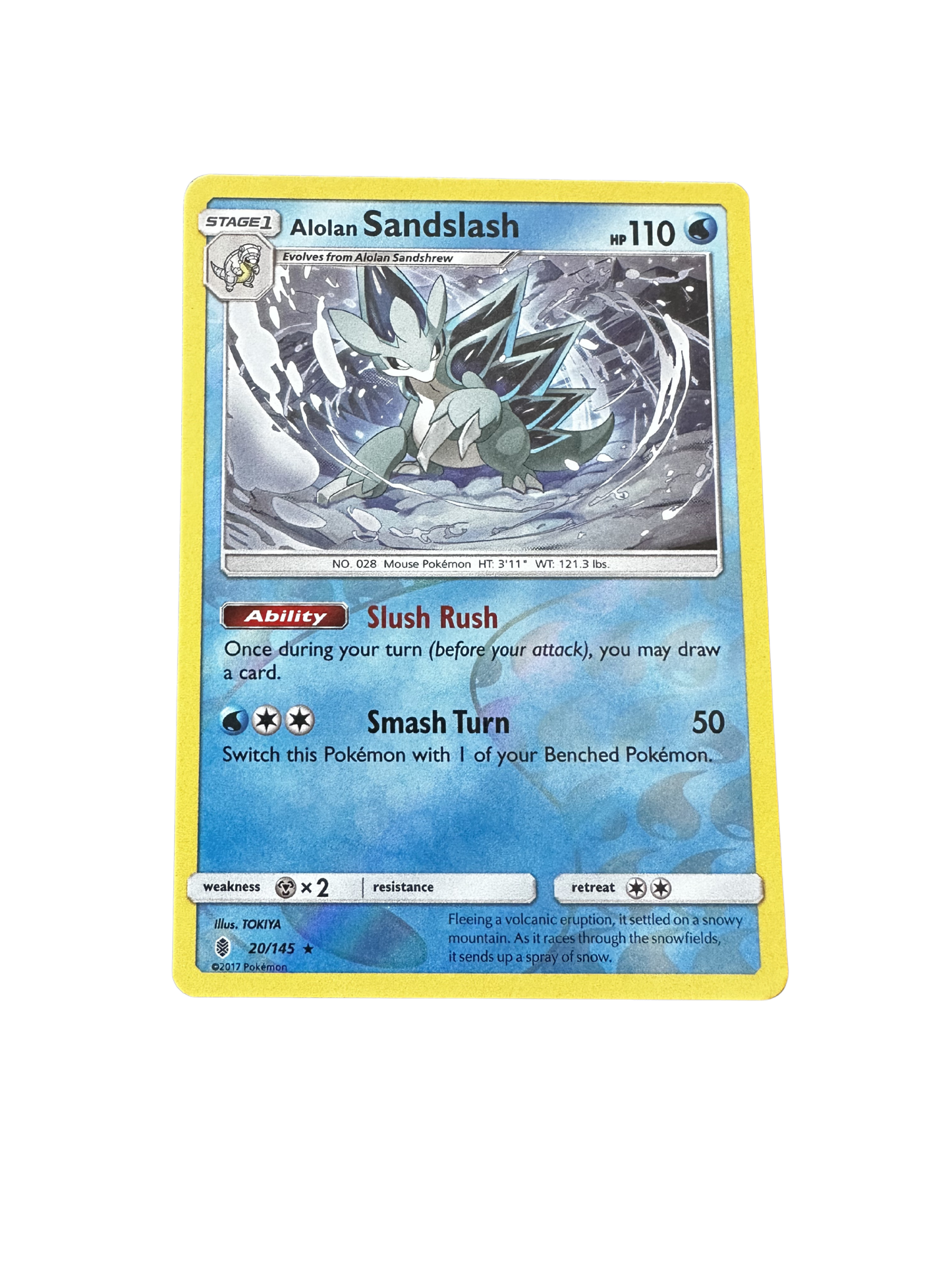Alolan Sandslash (20/145) – Guardians Rising – Pokémon Card (Reverse Holo)