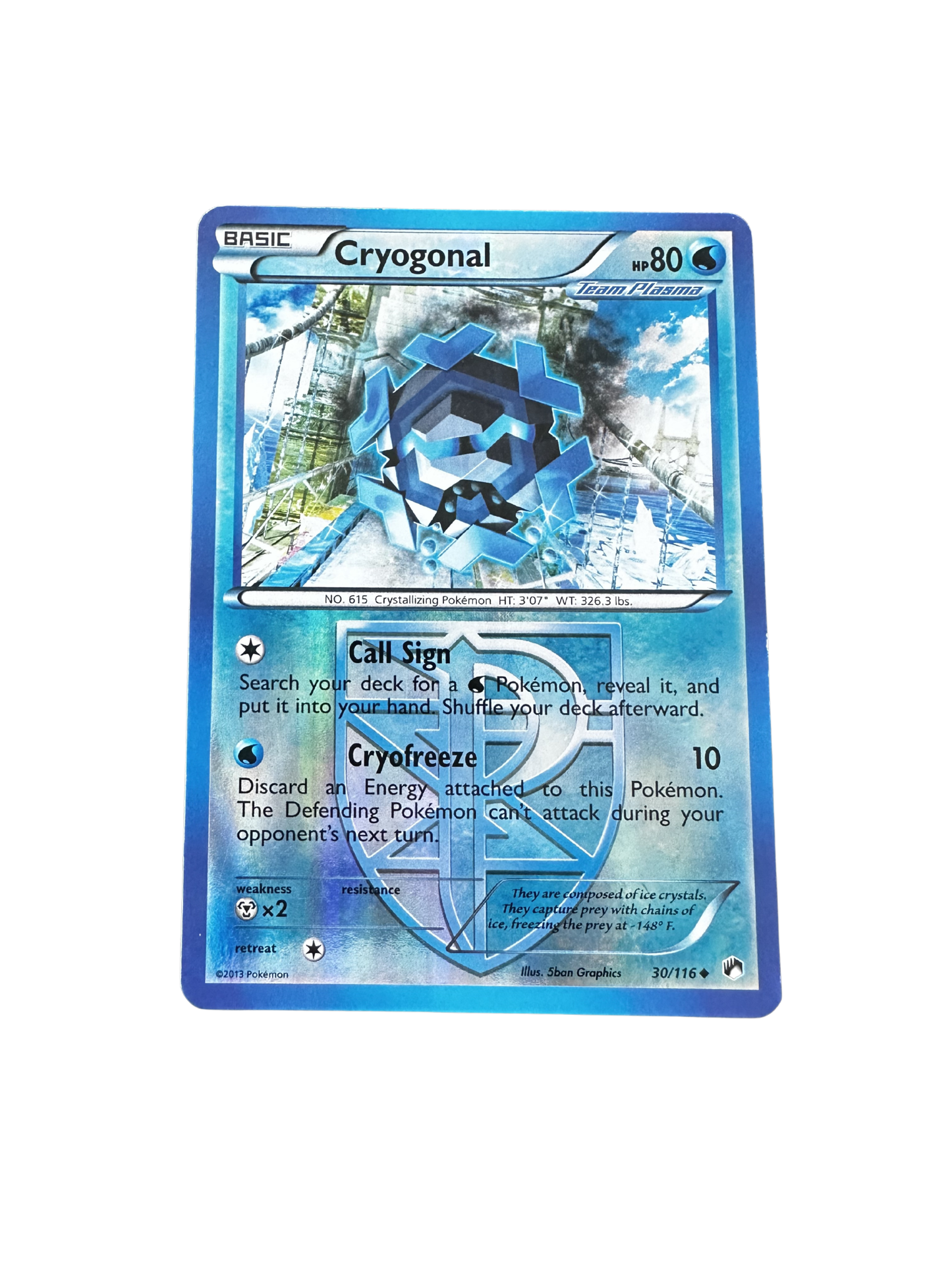 Cryogonal Plasma Freeze 30/116 (Reverse Holo)