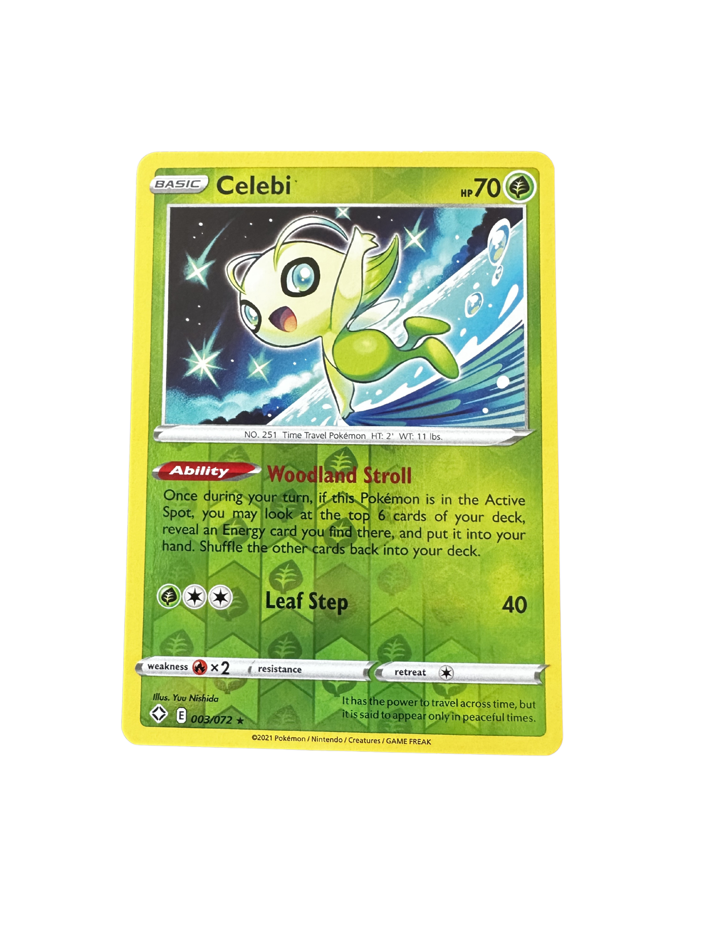 Celebi (003/072) – Shining Fates – Pokémon Card