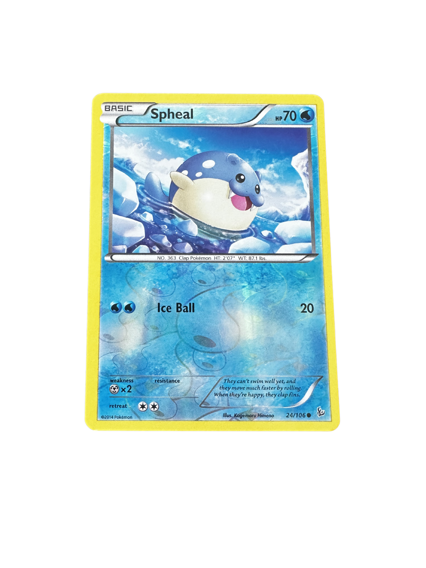 Spheal 24/106 XY Flashfire (Reverse Holo)