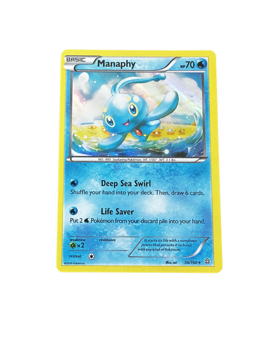 Manaphy (56/160) – Primal Clash – Holo - Pokémon Card