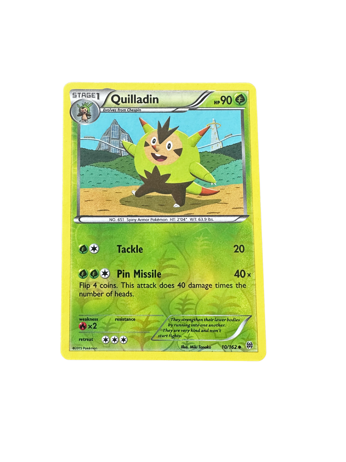 Quilladin (10/162) – BREAKthrough – Pokémon Card